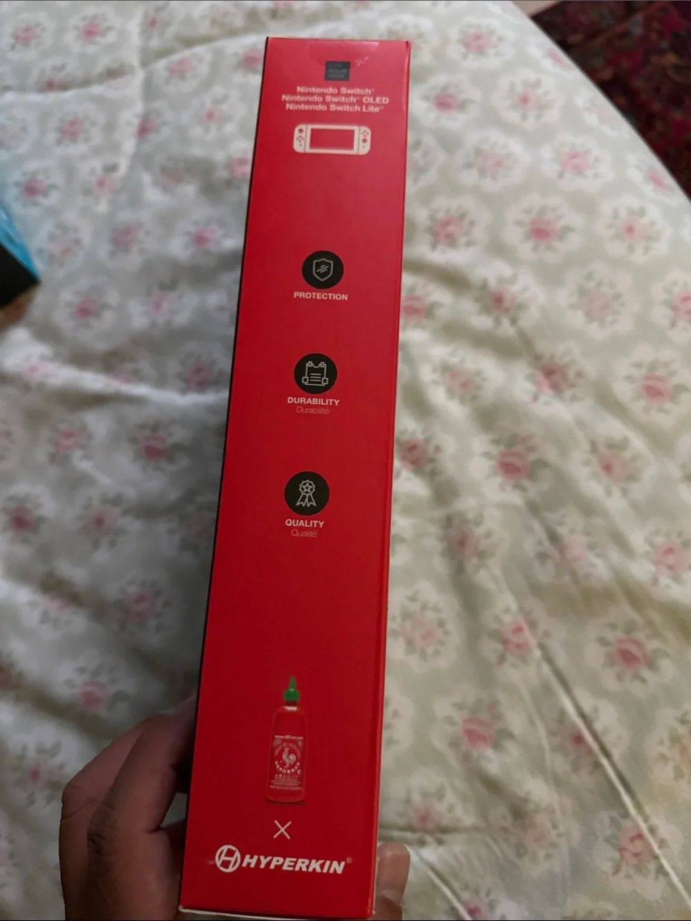 Limited Edition EVA Hard Shell Carrying Case for Nintendo Switch - Red/Black